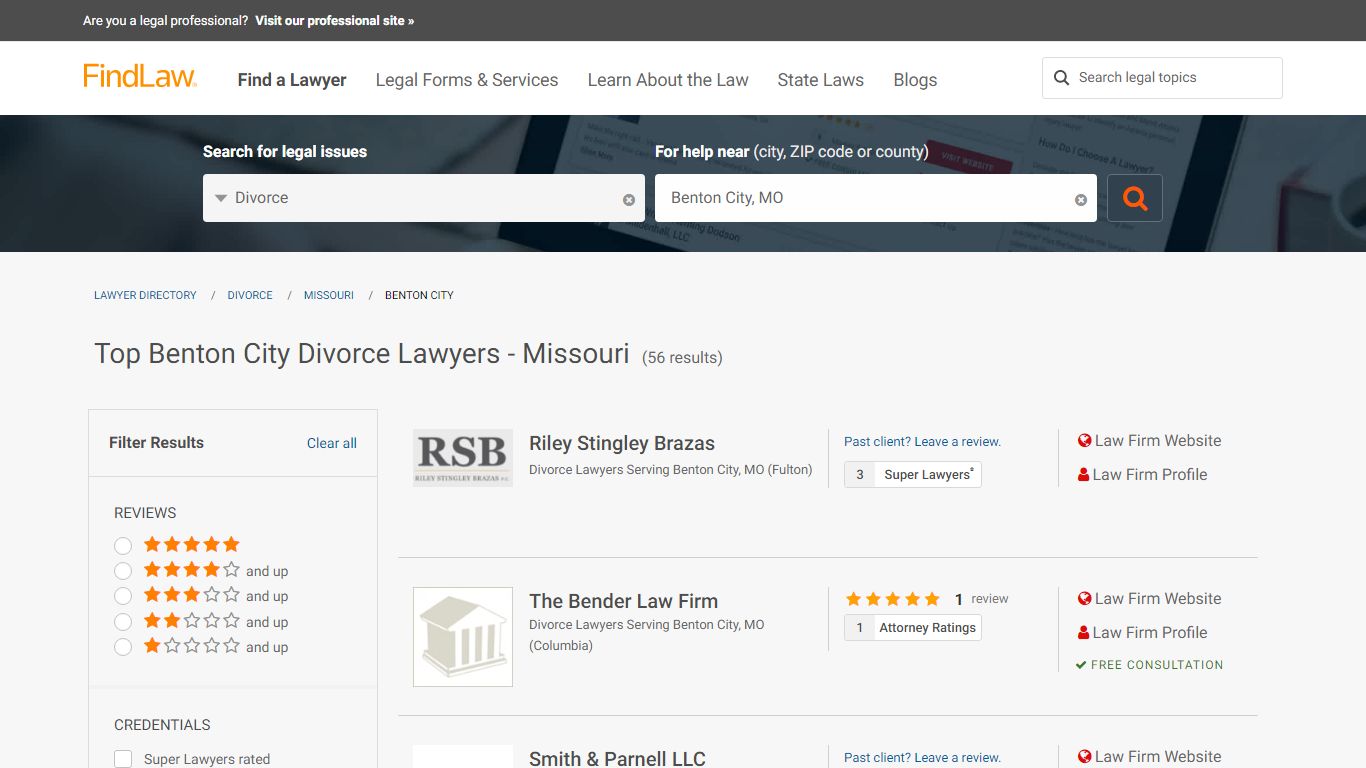 Best Benton City Divorce Lawyers & Law Firms - Missouri | FindLaw