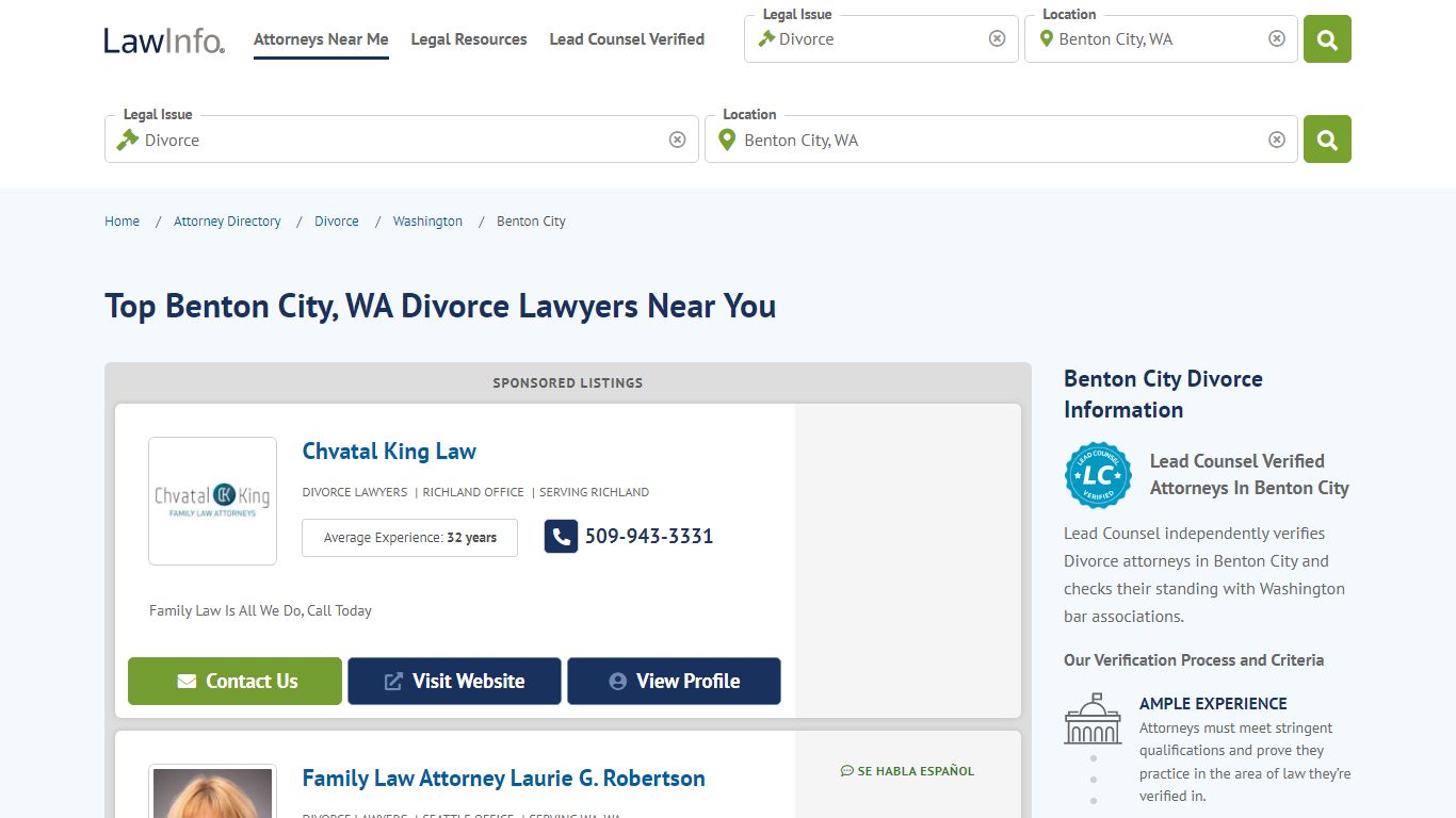 Find Top Benton City, WA Divorce Lawyers Near You - LawInfo